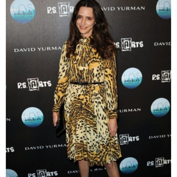 Vintage 60's Suzy Perette Animal Print Midi Dress M - Picture 1 of 4